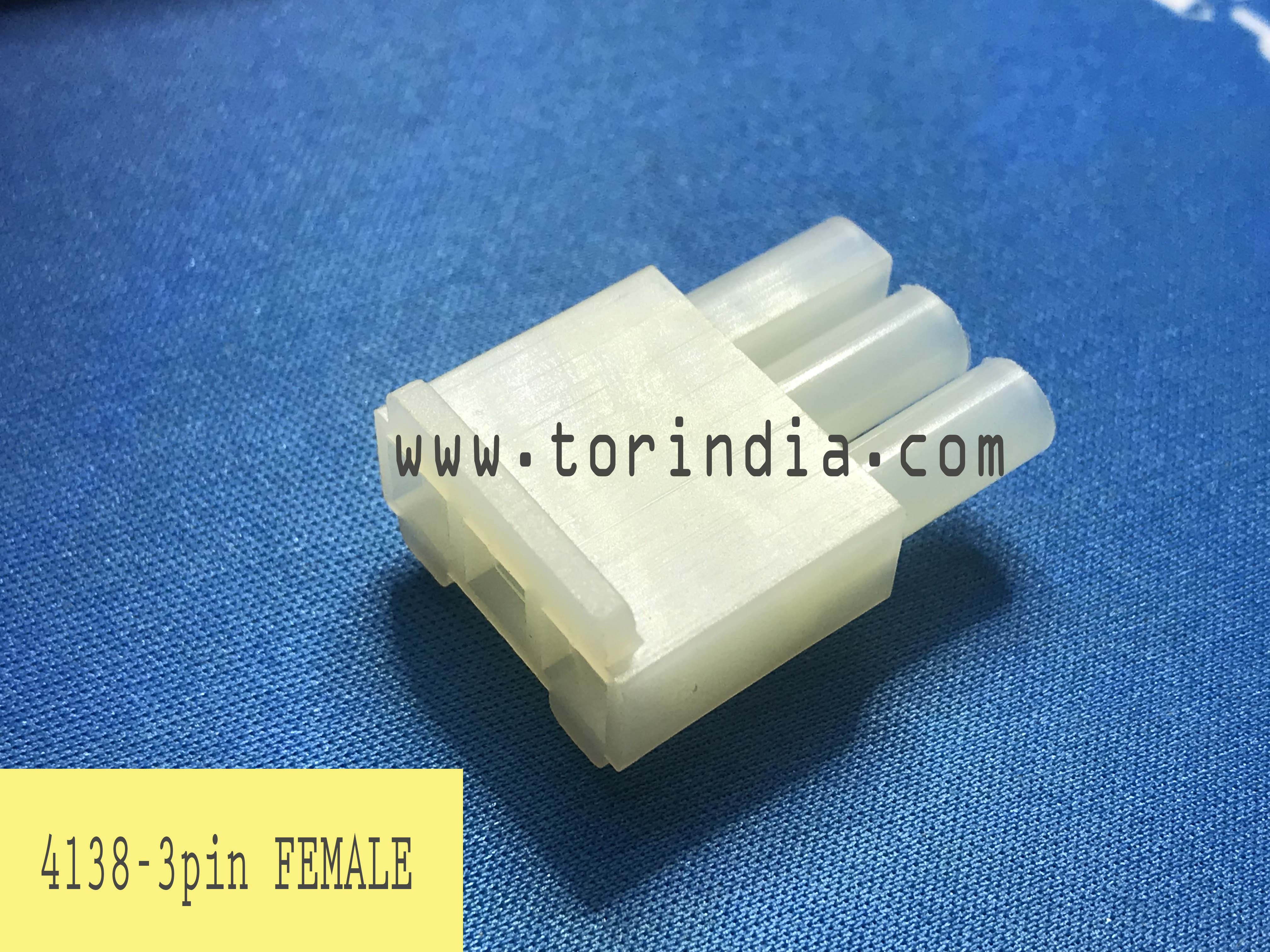 3pin Female power lock connector